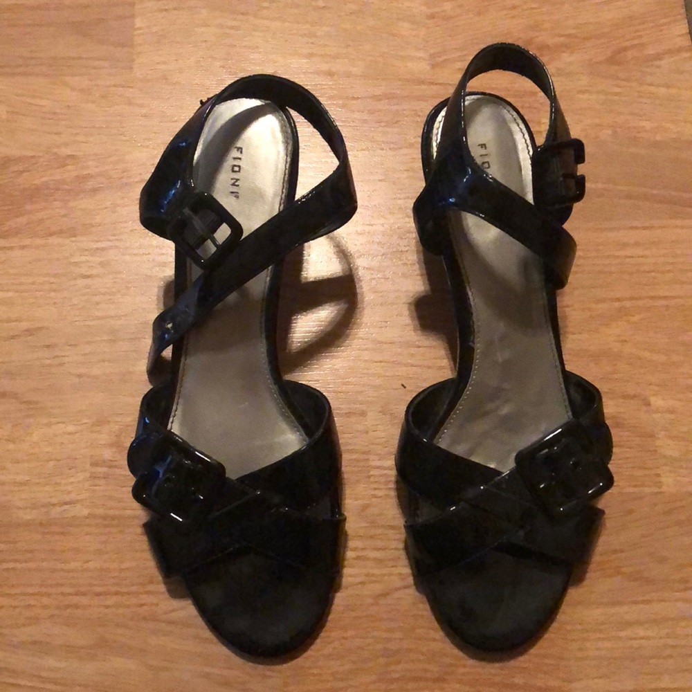 Gently worn black heels